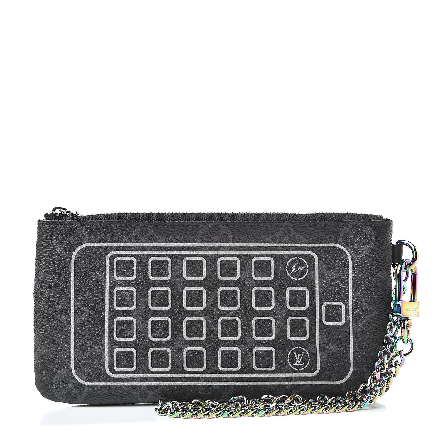 Louis Vuitton Monogram Eclipse Flash Fragment IPhone Pouch 1 of 8