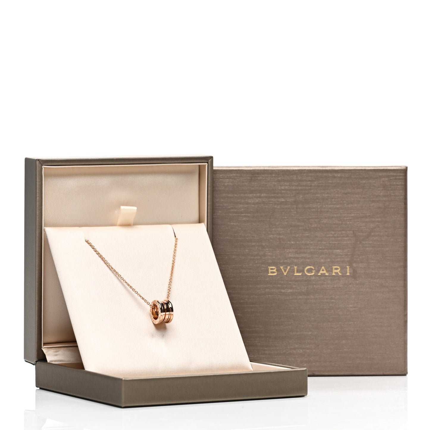 18K Rose Gold B.Zero1 Pendant Necklace