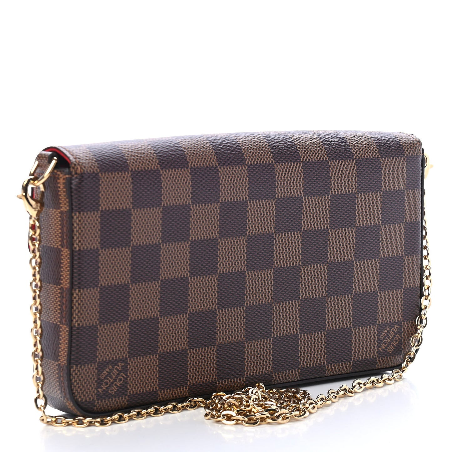 Damier Ebene Pochette Felicie Chain Wallet