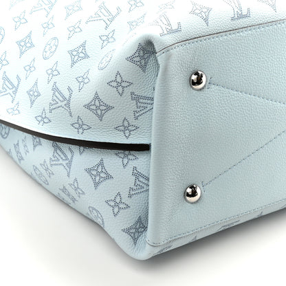 Louis Vuitton Mahina Carmel Hobo Bag Denim Blue 8 of 9