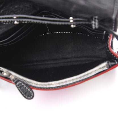 Balenciaga Agneau Arena Multicolore Bazar Chain Shoulder Bag Rose Gris White Black Rouge 5 of 9