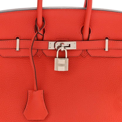 Hermes Togo Birkin 25 Capucine 9 of 11