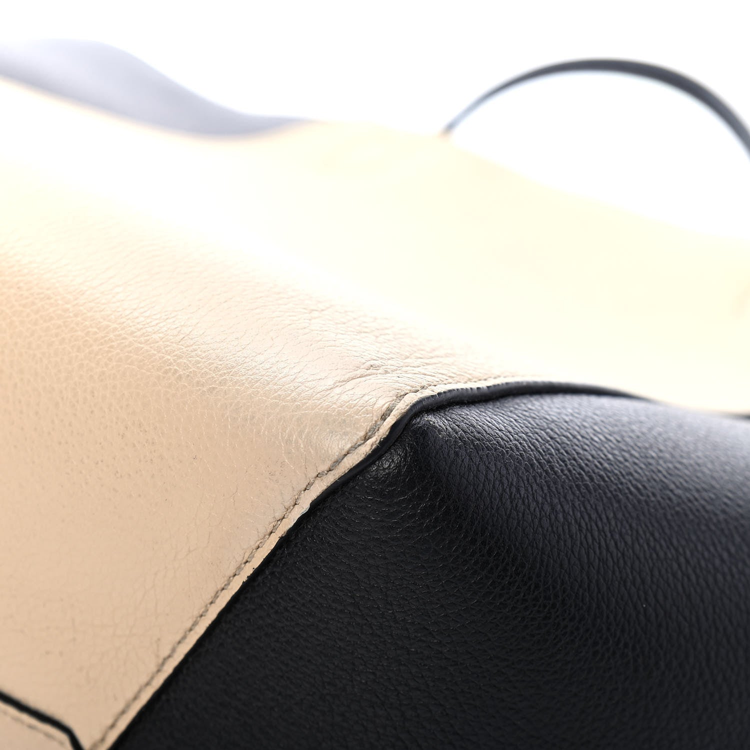Louis Vuitton Calfskin Lockme Go Tote Black Vanilla 9 of 10