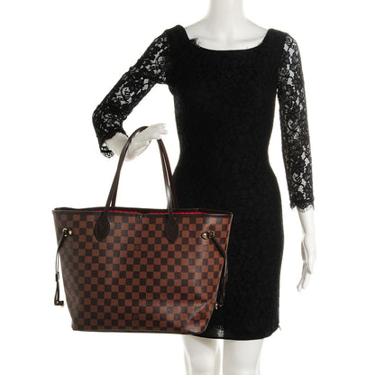 Louis Vuitton Damier Ebene Neverfull MM 2 of 8