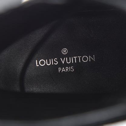 Louis Vuitton Glazed Calfskin Midtown Ankle Boots 41 Black 6 of 9