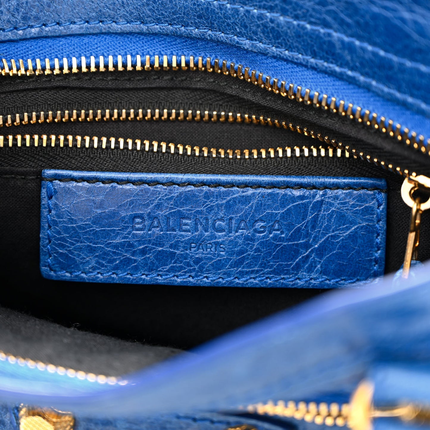 Agneau Giant 12 Gold Hardware Mini City Bleu Lazuli