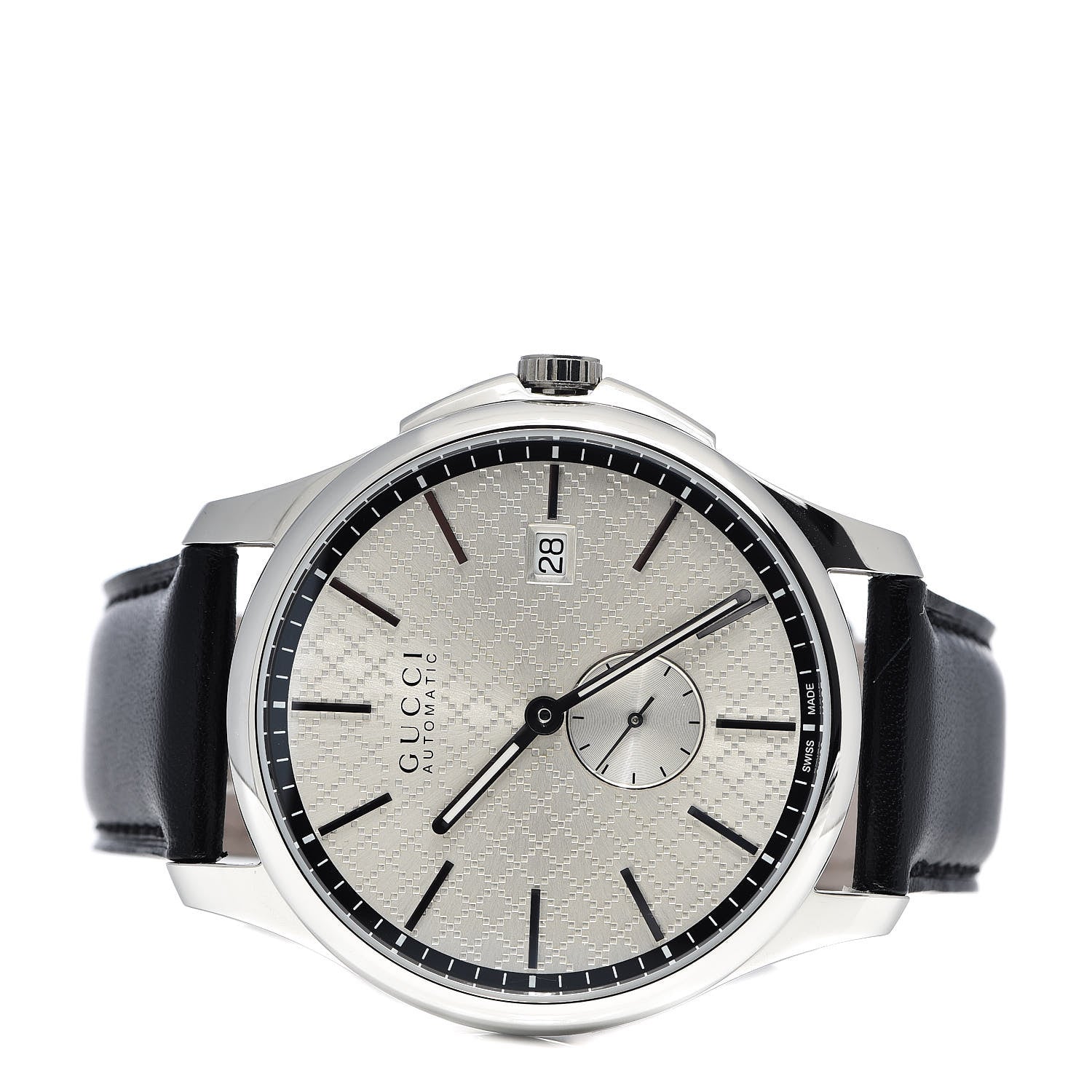 Gucci Stainless Steel Calfskin 40mm G-Timeless Automatic Watch 3 of 6