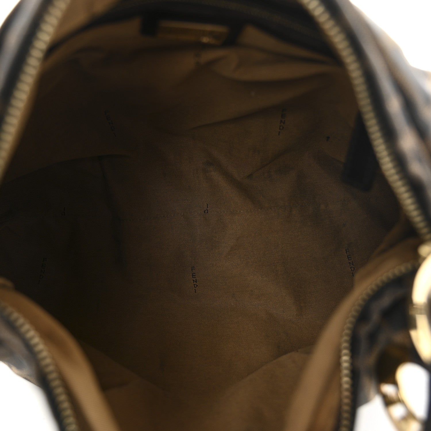 Fendi Zucca Cuoio Lucido Chef Hobo Tobacco Moro 5 of 10
