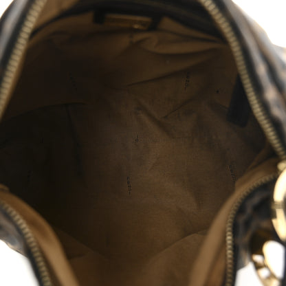 Fendi Zucca Cuoio Lucido Chef Hobo Tobacco Moro 5 of 10