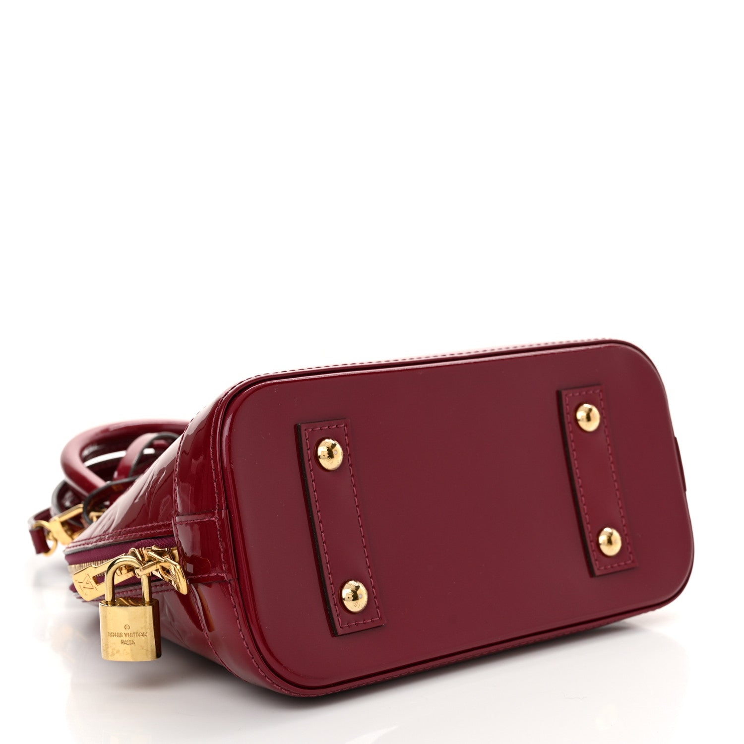 Louis Vuitton Vernis Alma BB Magenta 4 of 10