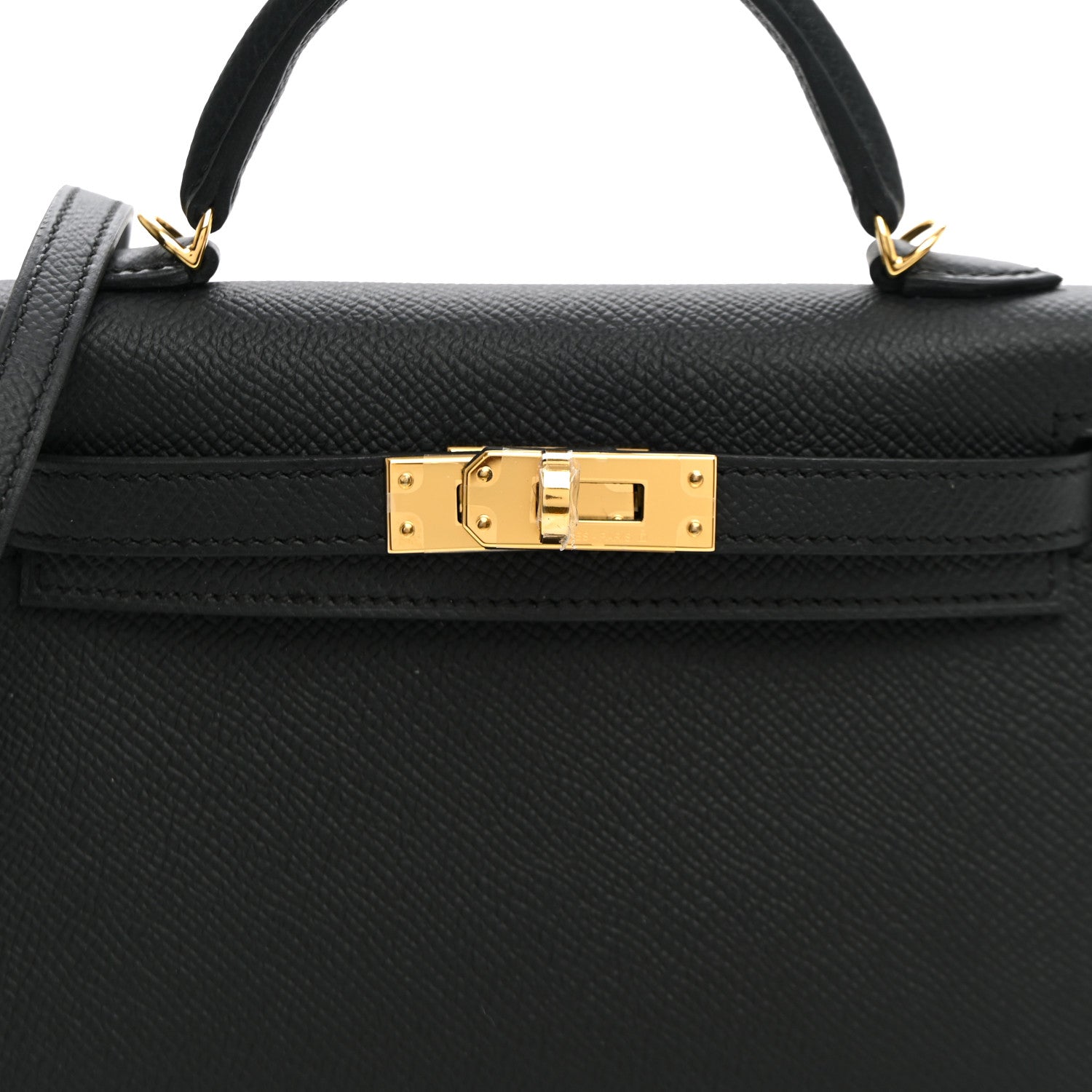 Hermes Epsom Mini Kelly Sellier 20 Black 7 of 10