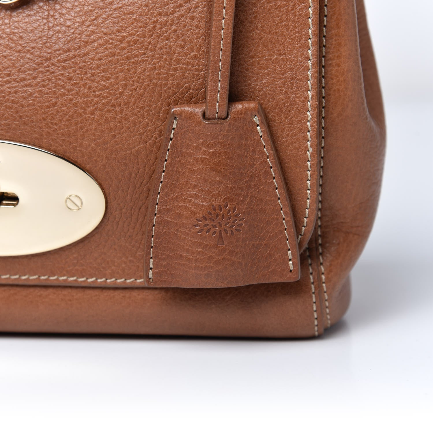 Mulberry Natural Calfskin Small Lily Flap Oak 10 of 10