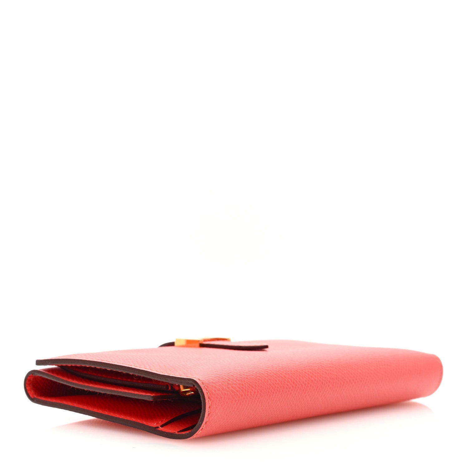 Hermes Epsom Tri-Fold Bearn Gusset Wallet Rose Jaipur 4 of 7