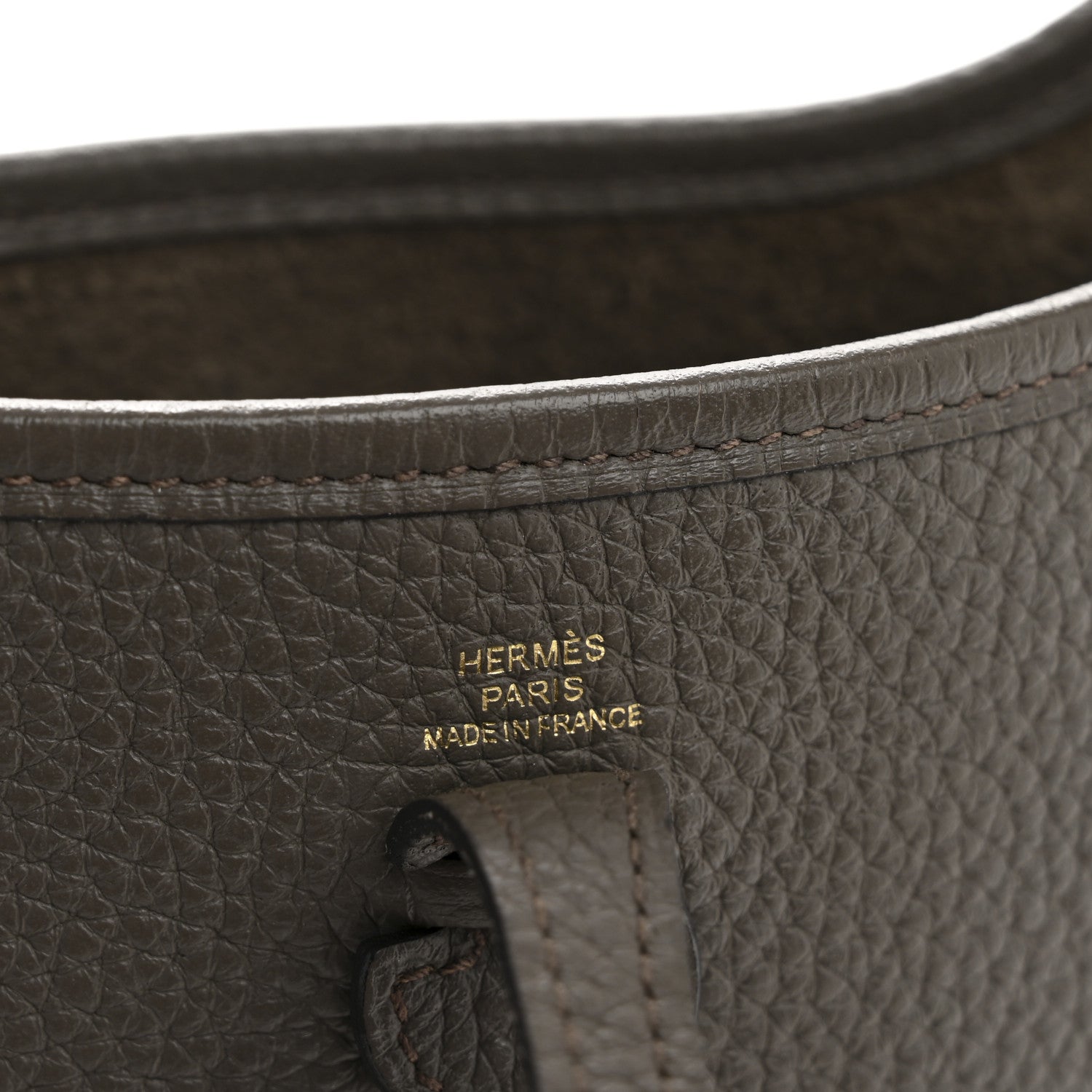 Hermes Taurillon Clemence Evelyne TPM Etain 6 of 13