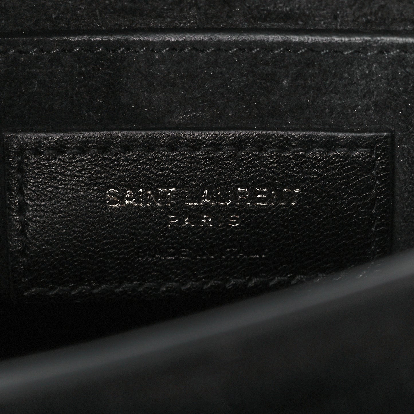 Calfskin Crocodile Embossed Medium Monochrome Monogram Sunset Black