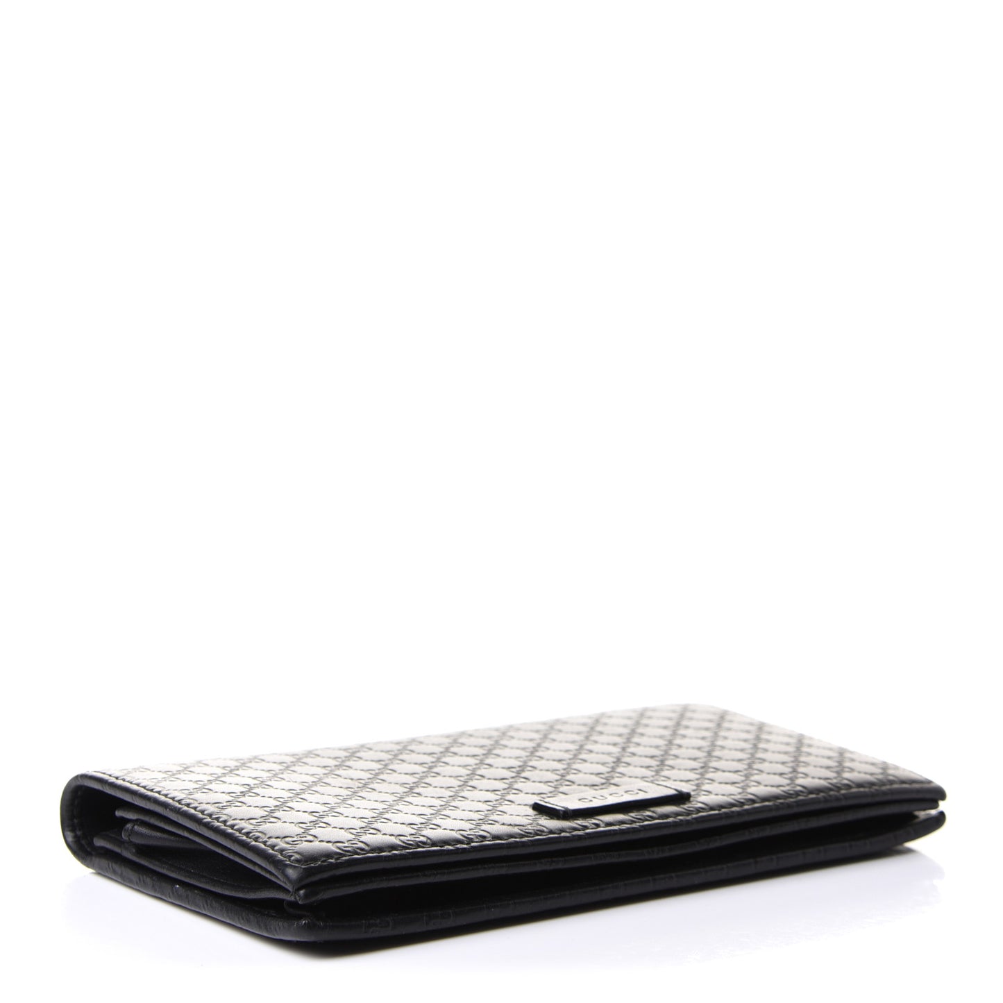 Microguccissima Crossbody Wallet Black