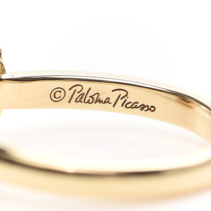 Tiffany 18K Yellow Gold Diamond 7mm Paloma Picasso Sugar Stacks Ring 6 of 6