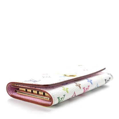 Louis Vuitton Monogram Multicolor Multicles 4 Key Holder White Litchi 4 of 9