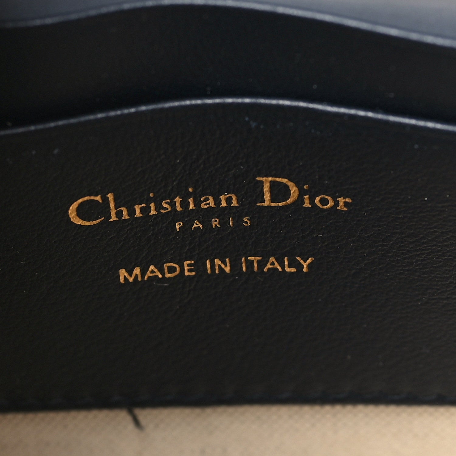 Christian Dior Oblique Zipped Pouch Clutch Blue 6 of 10