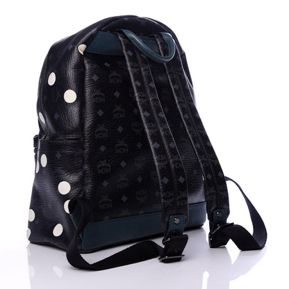 MCM Wrinkled Visetos Small Craig & Karl Beyond Snowdome Backpack Black 3 of 12