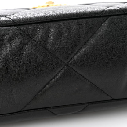 Chanel Lambskin Quilted Large Chanel 19 Flap Black 15 of 16