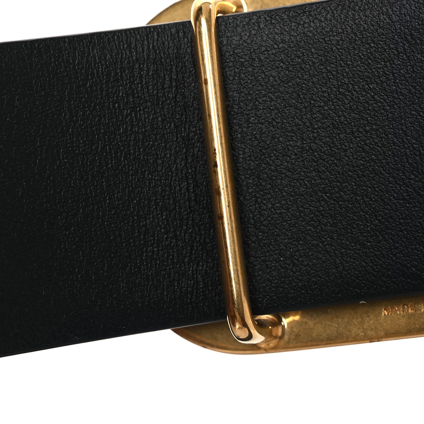 Glossy Calfskin VLogo 30mm Belt 85 34 Black