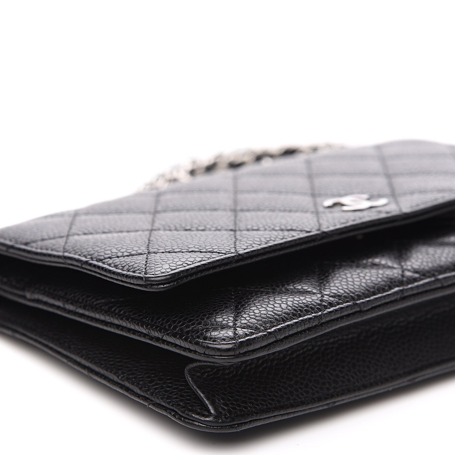 Chanel Caviar Quilted Wallet On Chain WOC Black 9 of 11