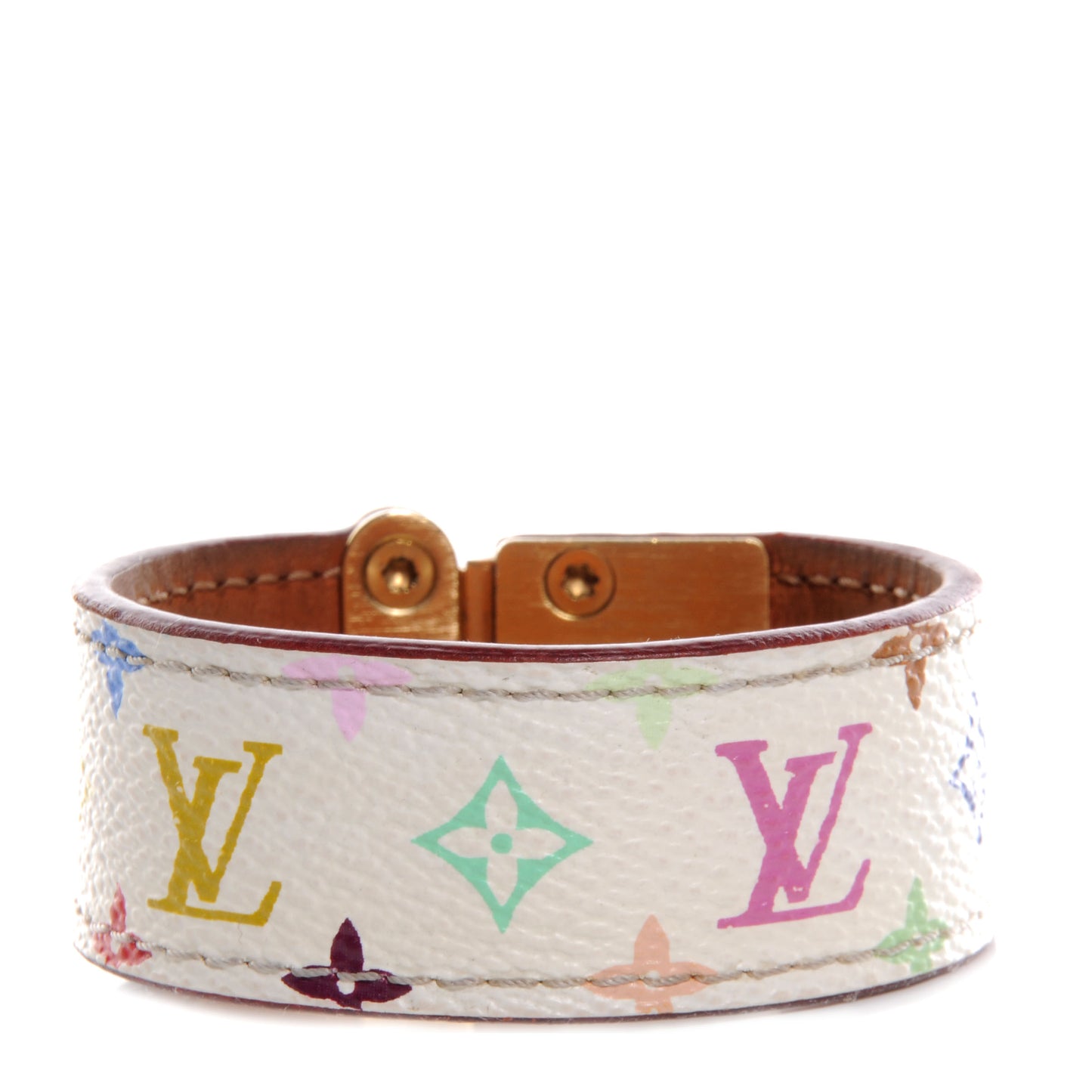 Monogram Multicolor Koala Bracelet S White