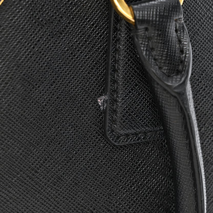 Prada Saffiano Medium Galleria Double Zip Tote Black 17 of 19