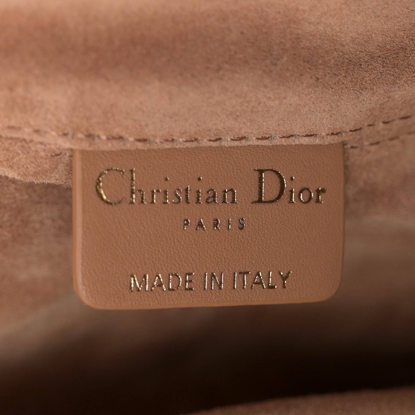 Calfskin Macrocannage Large Toujours Tan