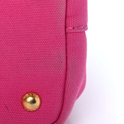 Prada Canapa Small Logo Tote Fuxia 15 of 16