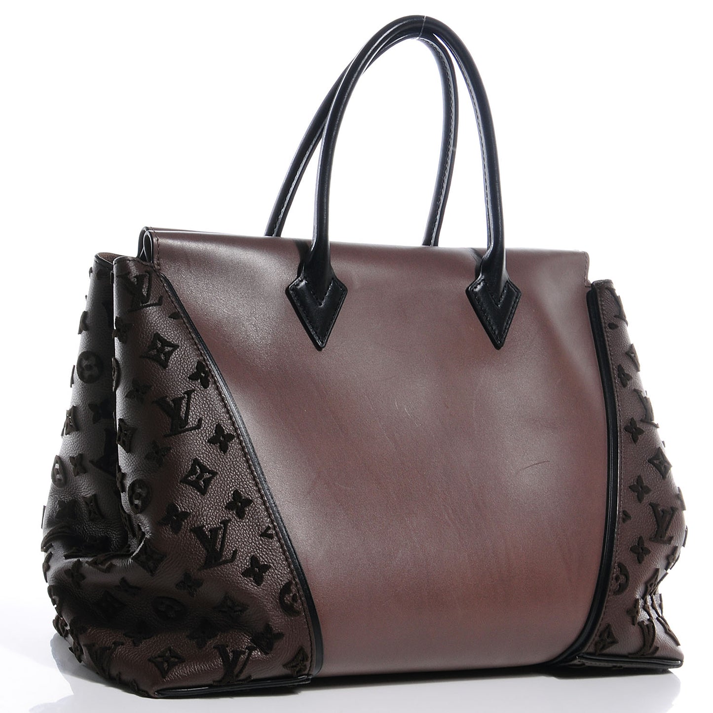 Cuir Orfevre Veau Cachemire Tote W GM Gris