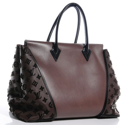 Louis Vuitton Cuir Orfevre Veau Cachemire Tote W GM Gris 3 of 8