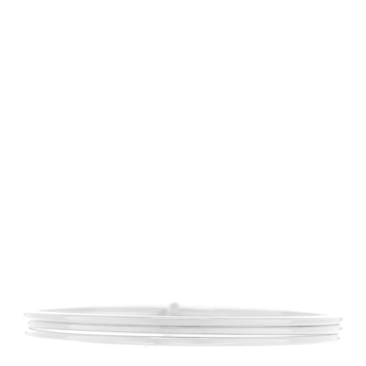 Tiffany Sterling Silver Heart Triple Bangle Bracelet 3 of 5