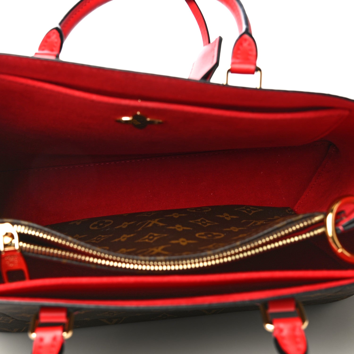 Louis Vuitton Monogram Flower Tote Coquelicot 5 of 11