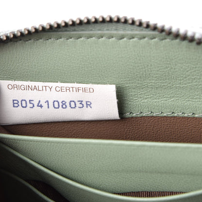 Bottega Veneta Nappa Intrecciato Zip Around Wallet Light Green 8 of 10