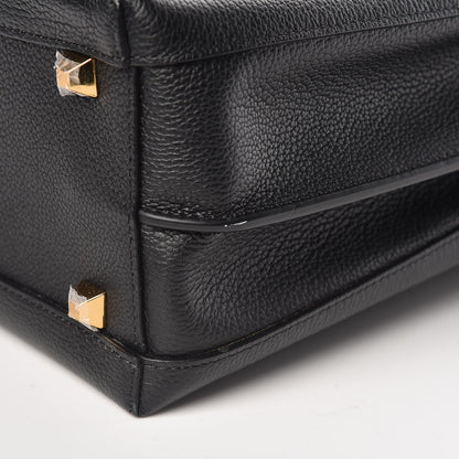 MCM Grained Calfskin Large Milla Hobo Black 11 of 11
