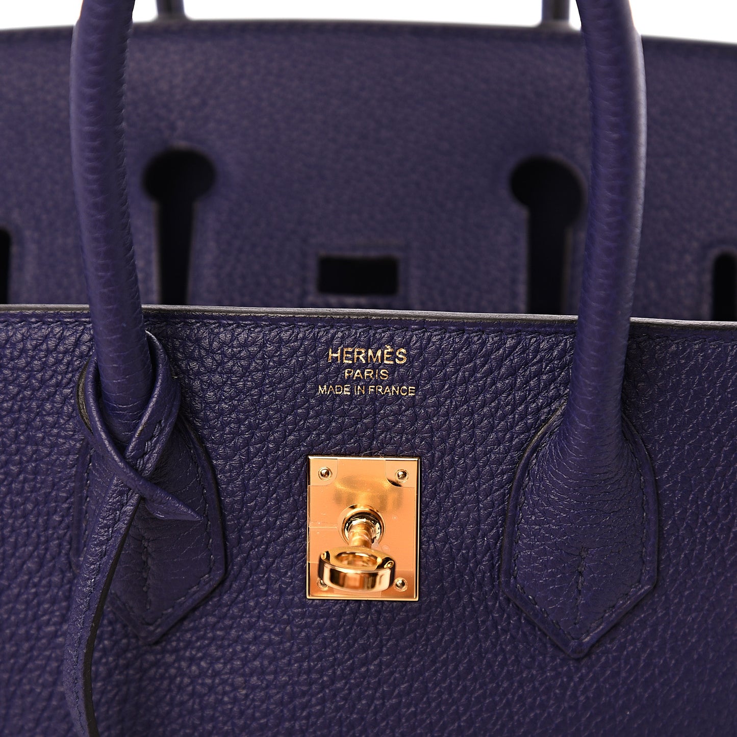 Togo Birkin 25 Bleu Encre