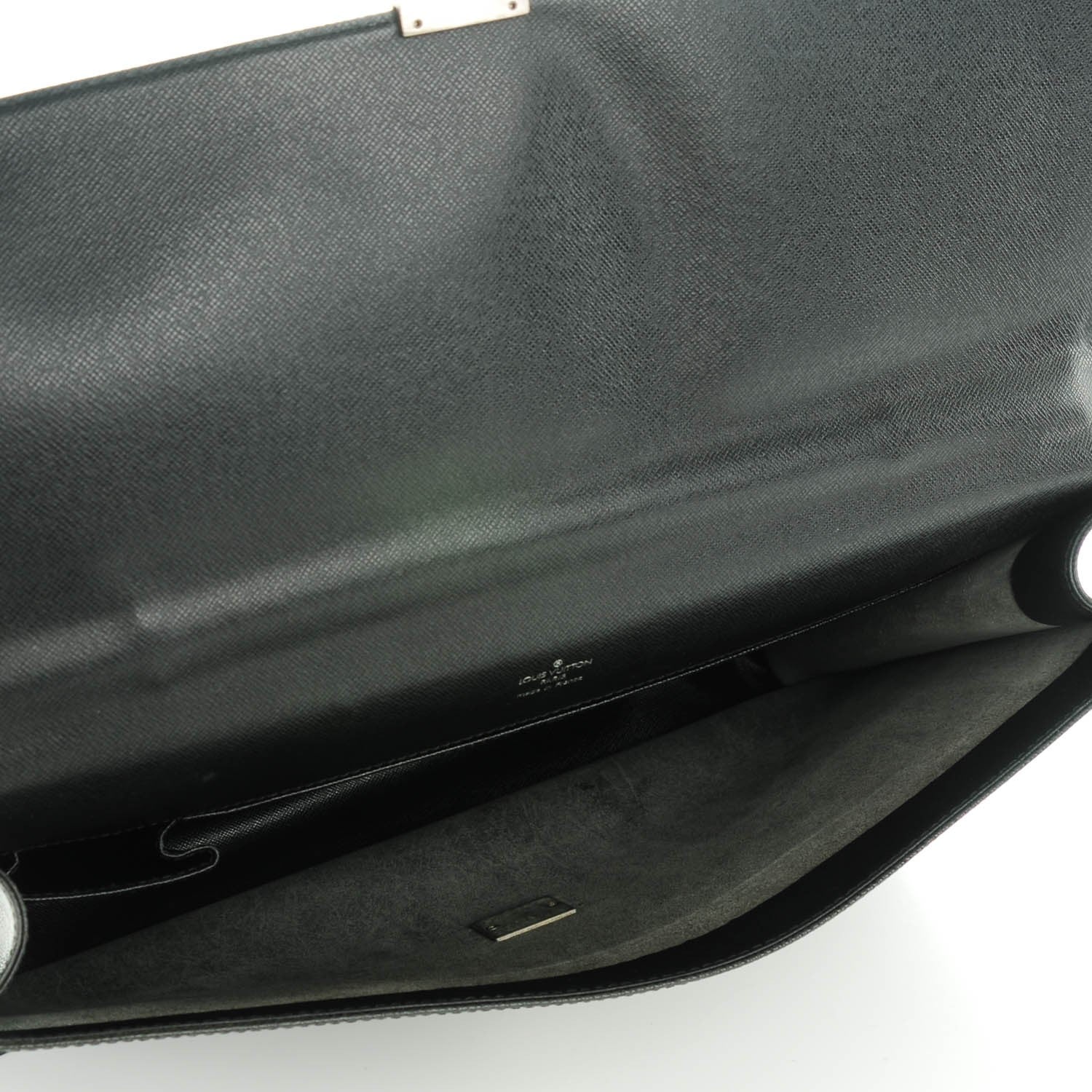 Louis Vuitton Taiga Angara Briefcase Black 5 of 7