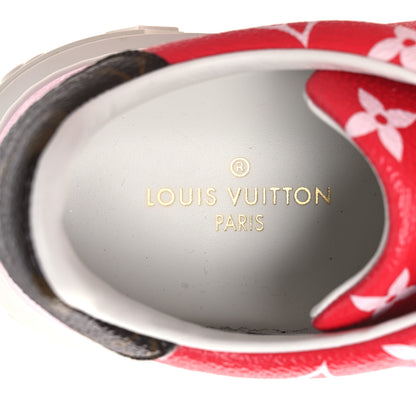 Louis Vuitton Monogram Escale Time Out Sneakers 35.5 Red 9 of 10