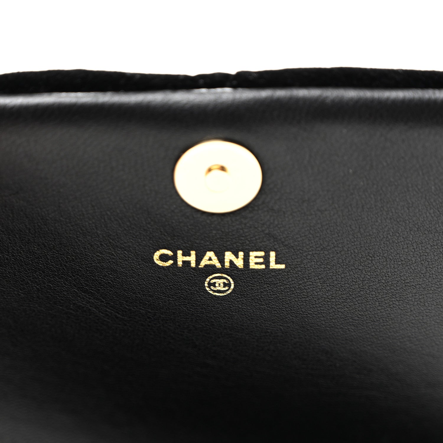 Chanel Velvet Diamanté Quilted Flap Clutch Black 6 of 11