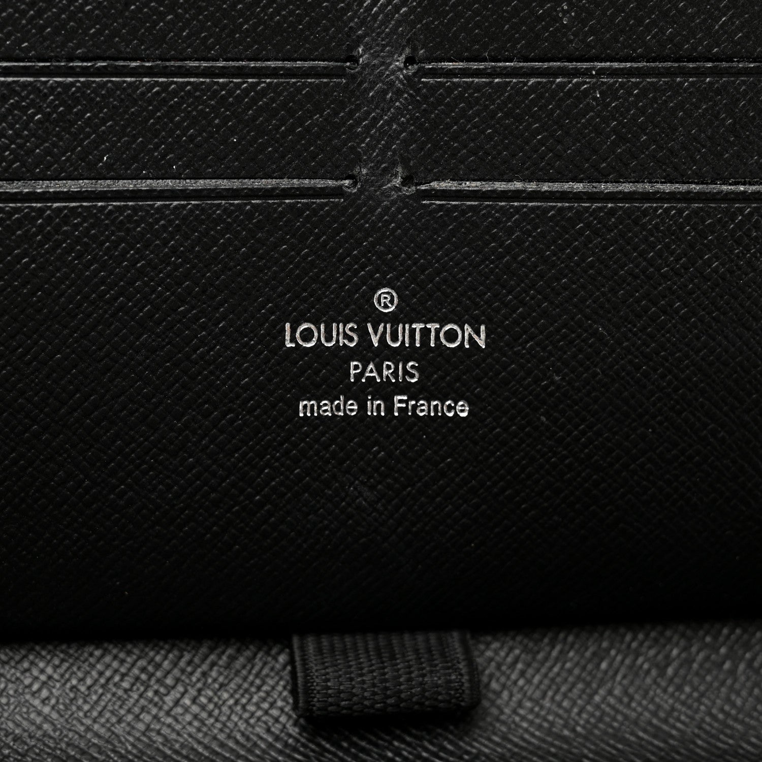 Louis Vuitton Epi Zippy Organizer Wallet Black 6 of 10