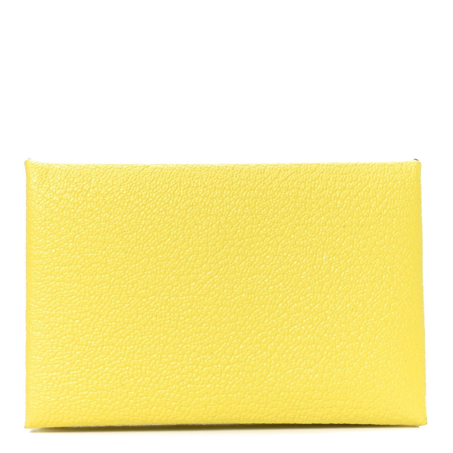 Hermes Chevre Mysore Calvi Card Case Lime 1 of 8