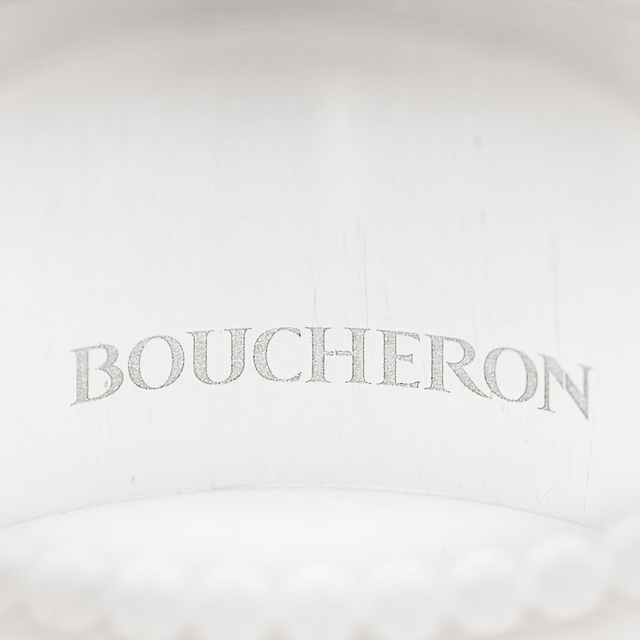 Boucheron 18K White Gold Diamond PVD Large Quatre Classique Ring 63 10.5 4 of 8