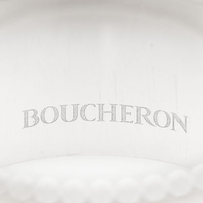 Boucheron 18K White Gold Diamond PVD Large Quatre Classique Ring 63 10.5 4 of 8