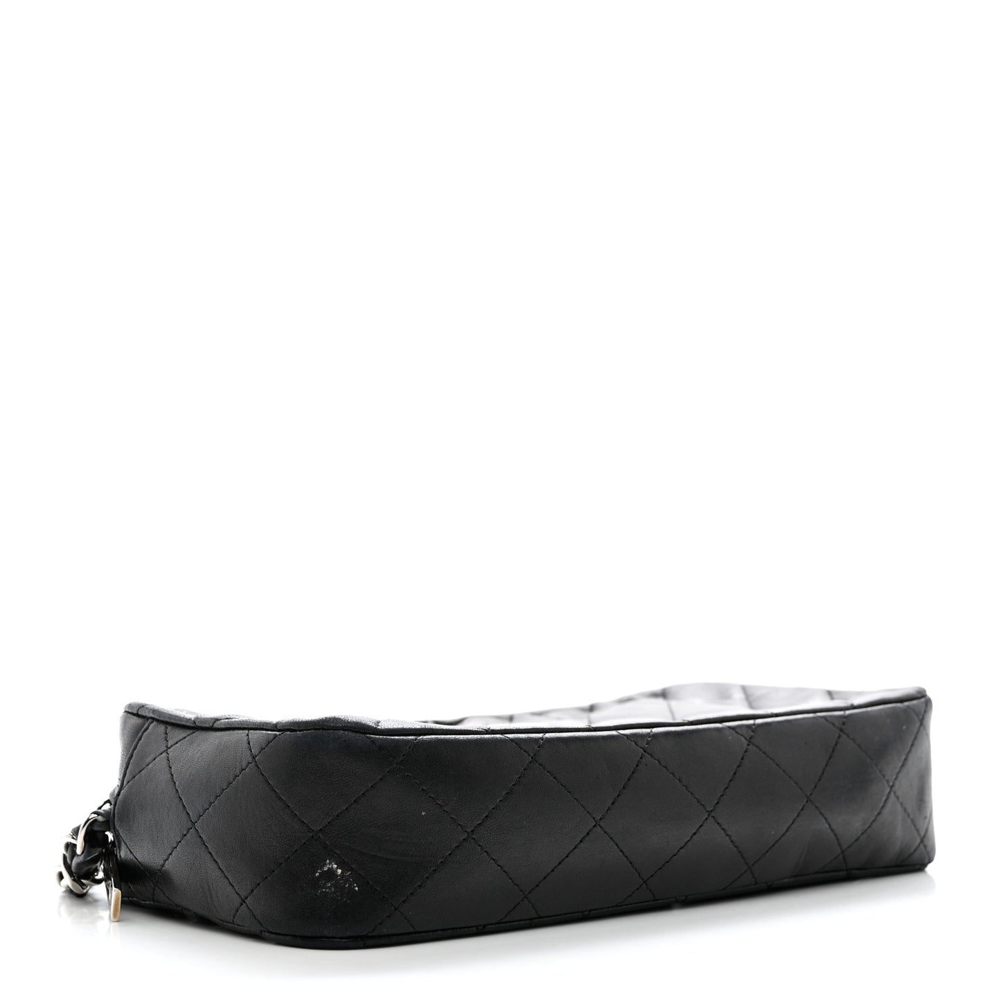Lambskin Quilted Small Timeless Camera Case Black