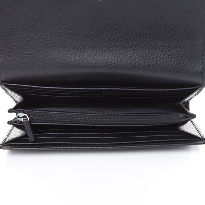 Gucci Dollar Calfskin Swing Continental Wallet Black 5 of 8