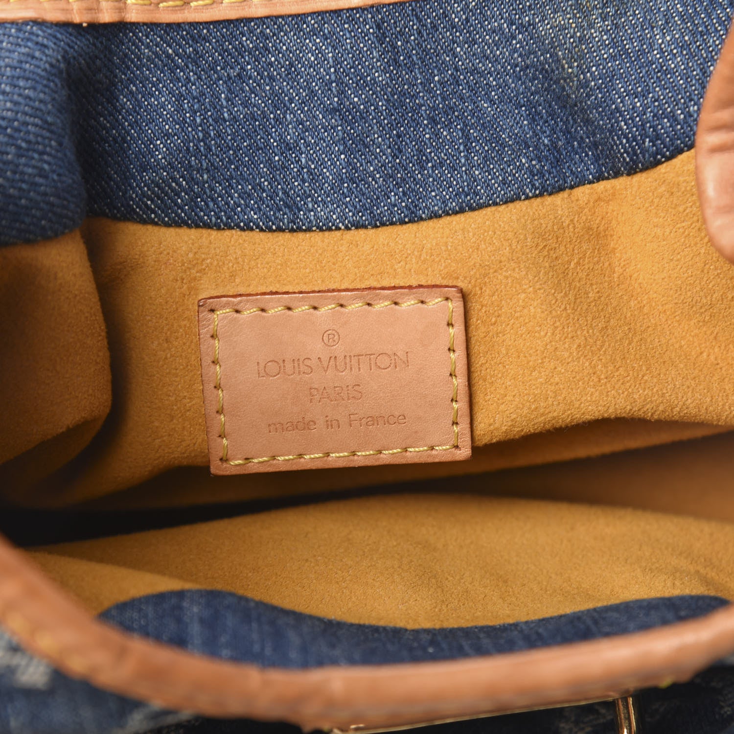 Louis Vuitton Monogram Denim Pleaty Blue 6 of 18