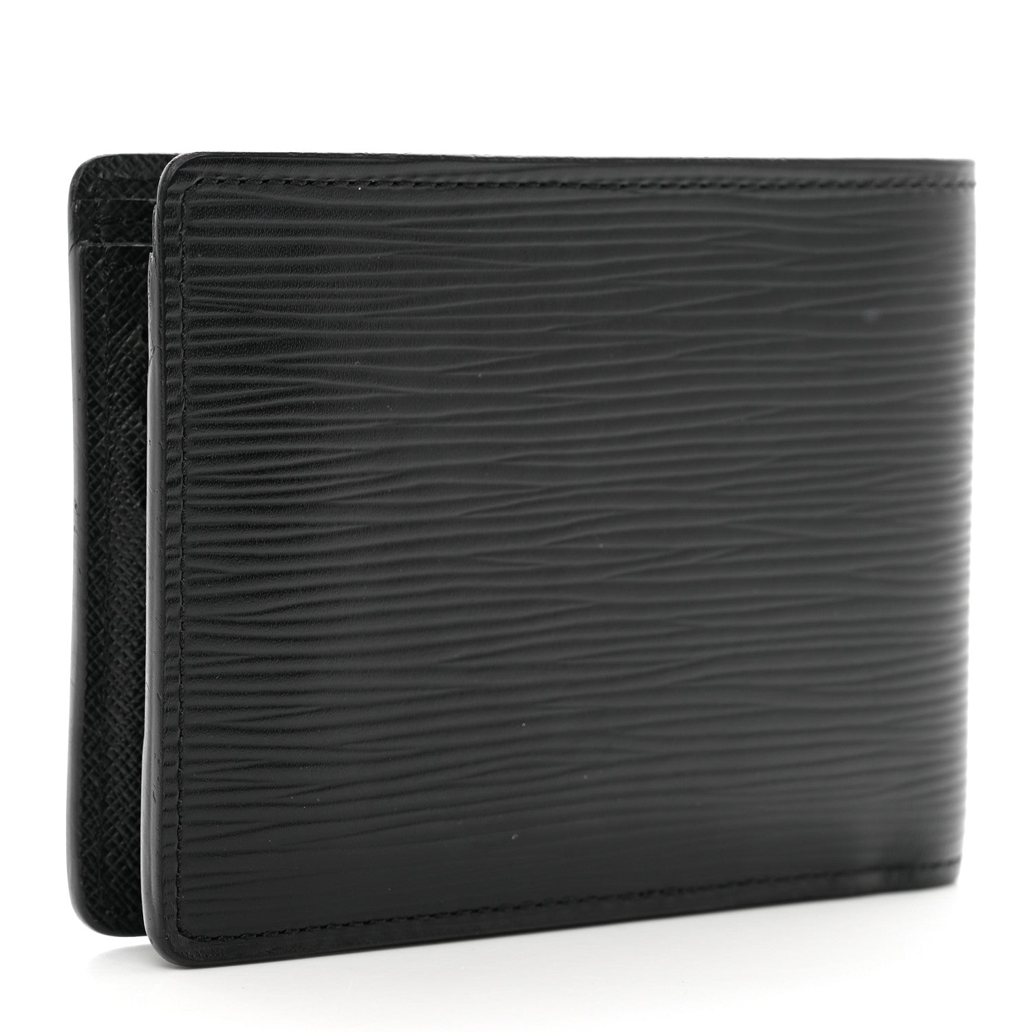 Louis Vuitton Epi Slender Wallet Black 3 of 8