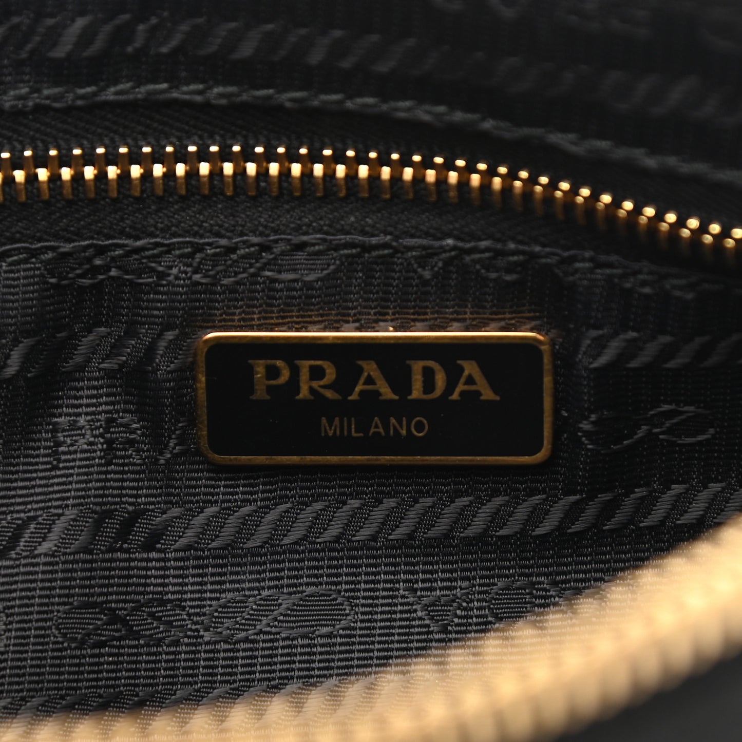 Tessuto Nylon Pochette Bag Black